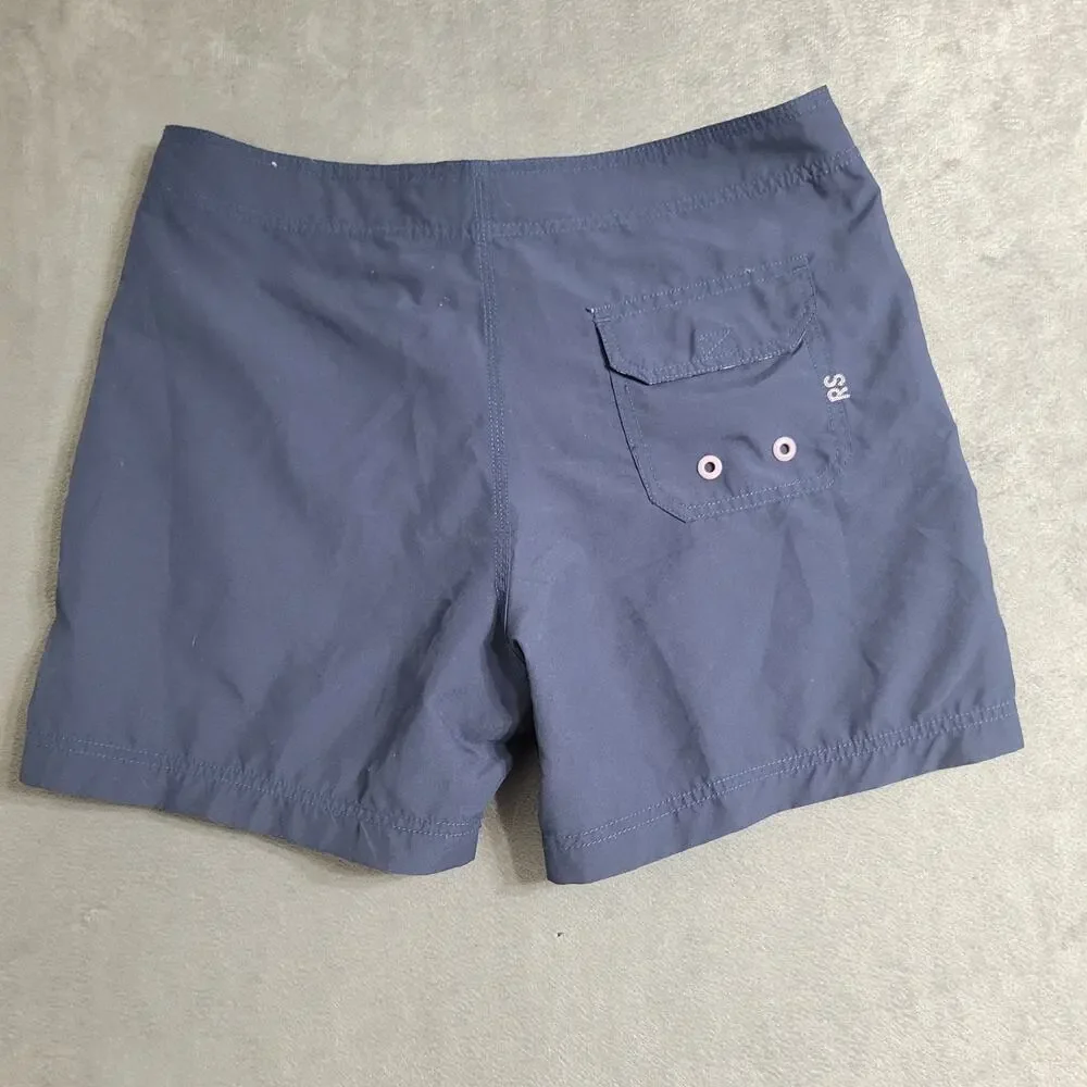 Reyn Spooner Board Shorts Mens Size 32 Blue Mesh Pockets‎ Drawstring Swim Trunks